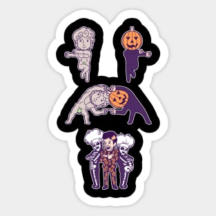 David + Pumpkins Sticker